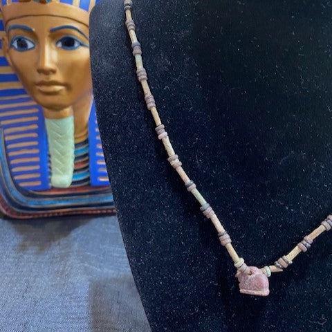 Vintage store Egyptian vase necklace