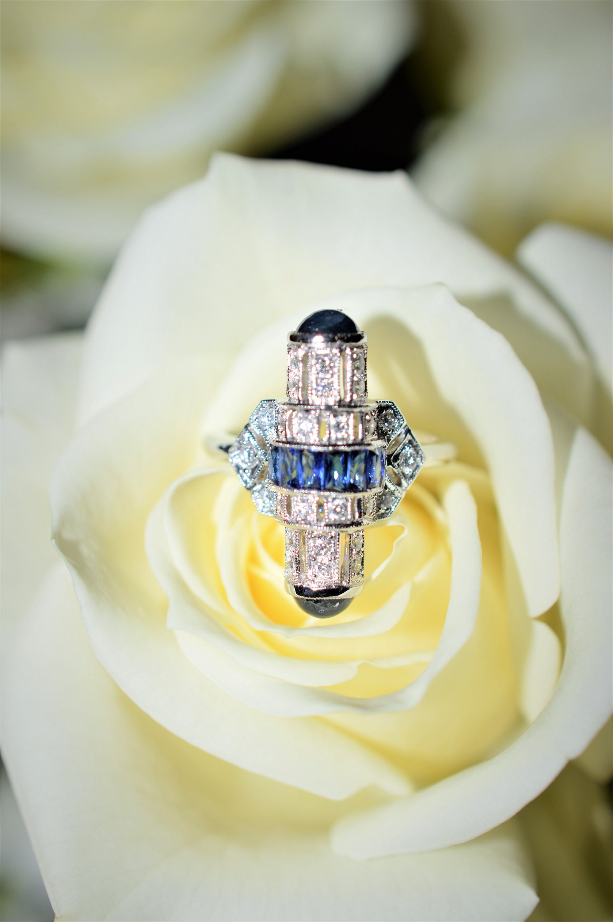 Louis Vuitton Diamond & Pink Sapphire Flower 18k White Gold Ring Louis  Vuitton