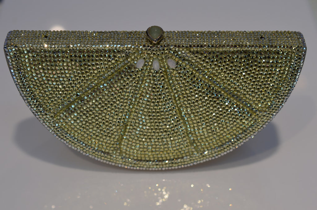 Judith Leiber Couture Women's Slice Lemon Crystal Clutch