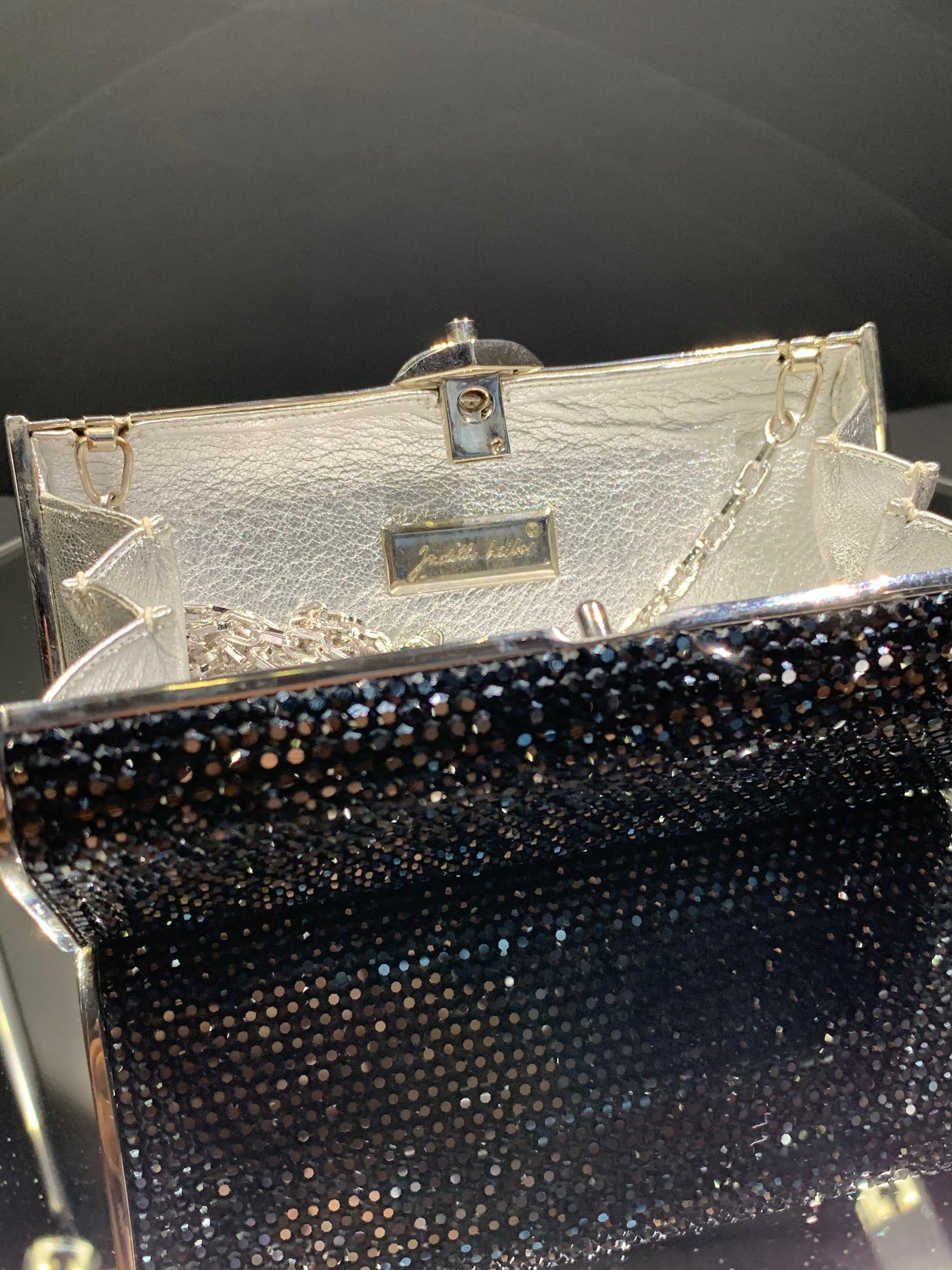 Louis Vuitton Silvertone and Goldtone Metal and Crystal Spikey